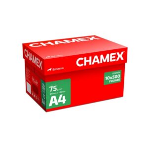 Papel Sulfite A4 Chamex 75 g 10 pacotes com 500 fls. - Chamex