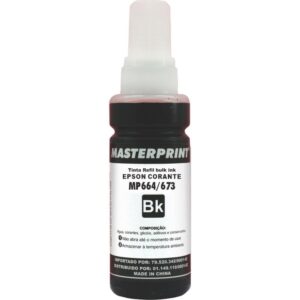 Refil de Tinta Epson Compatível 664 Preto 100 ml - Masterprint